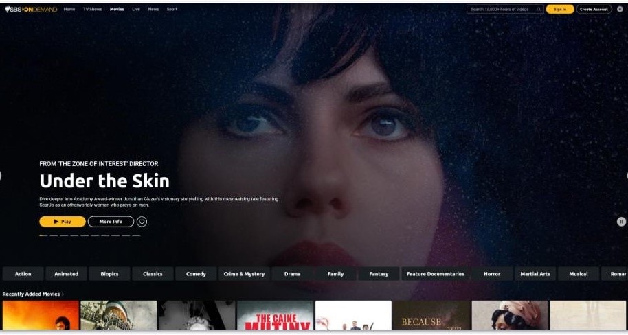 best movie streaming sites
